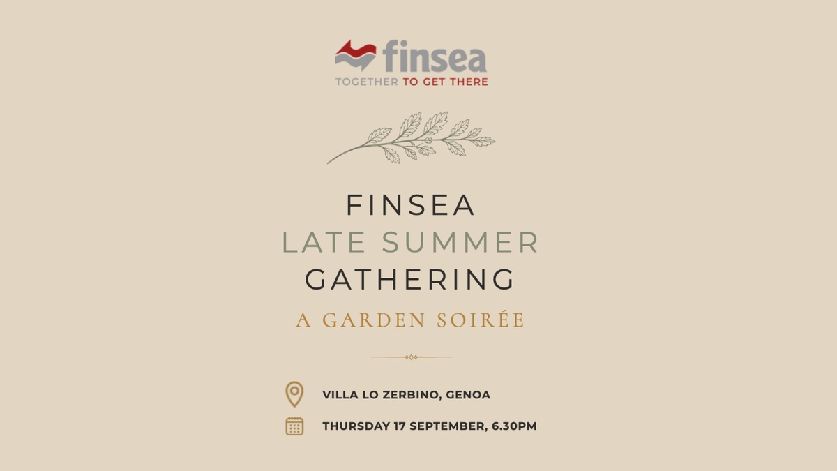 Finsea Late Summer Gathering Villa Lo Zerbino Genoa