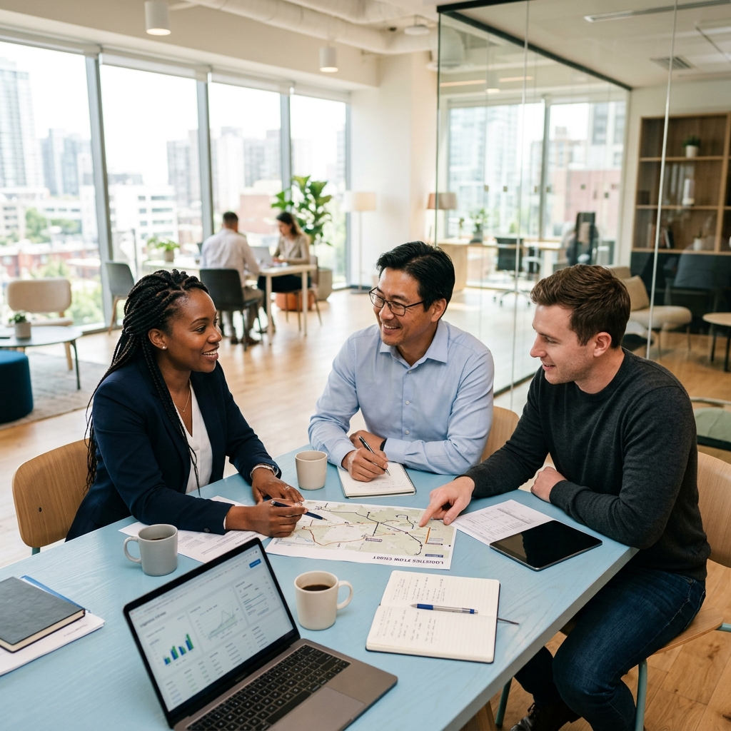 Team collaboration meeting